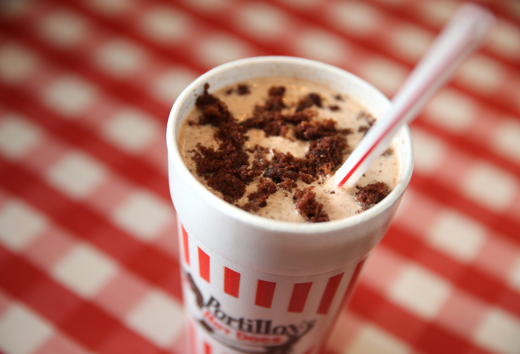 Portillos Chocolate Cake Shake
 Portillo s chocolate cake shake is an underrated frozen