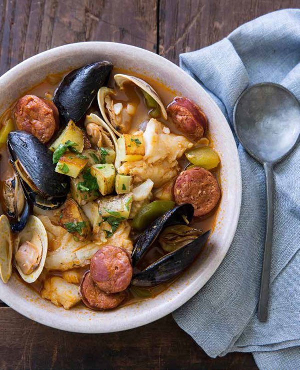 Portuguese Seafood Stew
 Portuguese Seafood Stew with Chouriço Storey Publishing