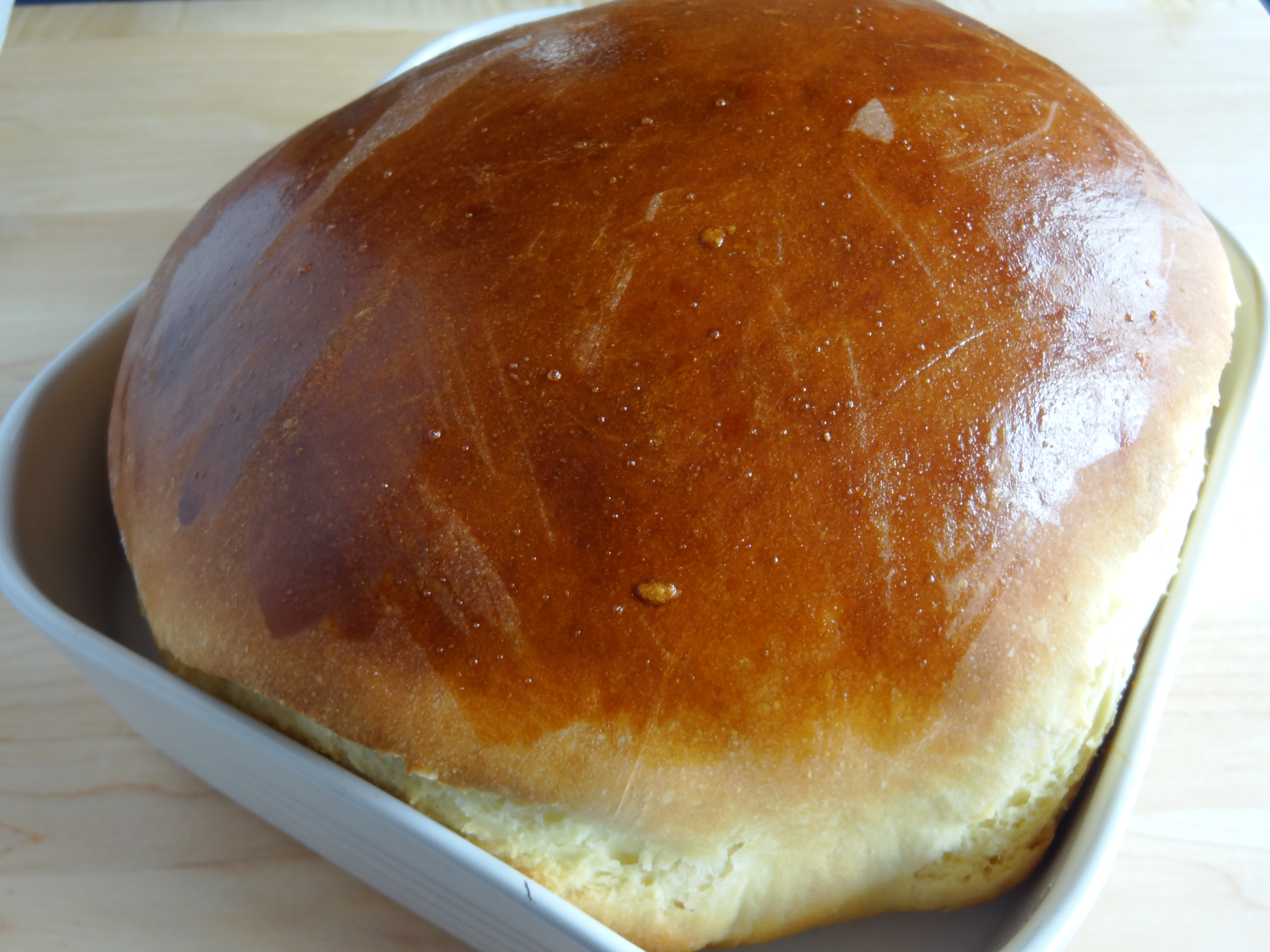 Portuguese Sweet Bread Recipe
 Pao Doce