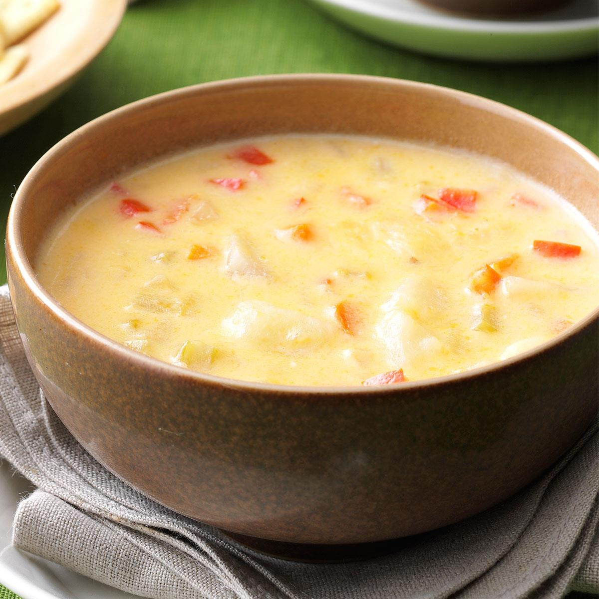 Potato And Cheese Soup
 Makeover Potato Cheese Soup Recipe