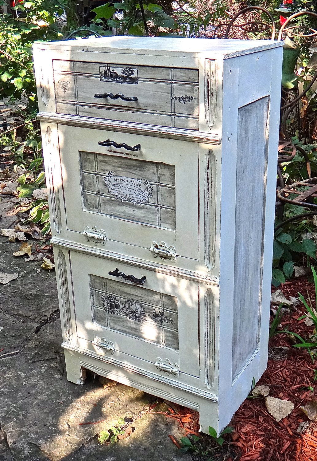 Potato And Onion Bin
 Potato Bin Ve able Bin ion Bin Decoupaged Furniture