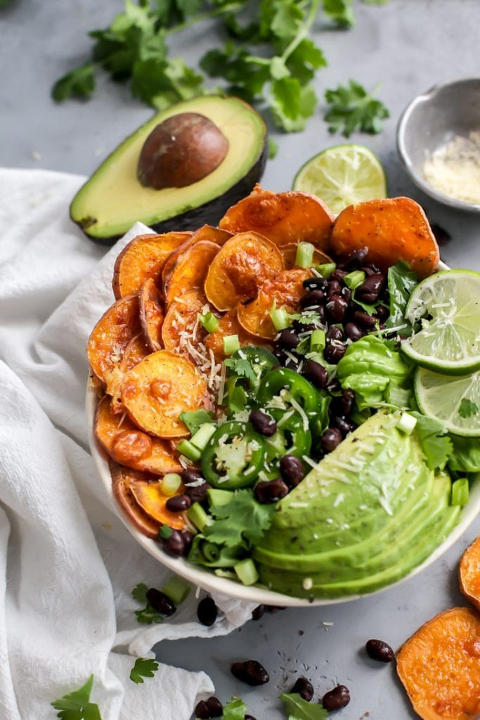 Potato Bowl 2018
 Loaded Sweet Potato Nacho Salad Bowls • Fit Mitten Kitchen