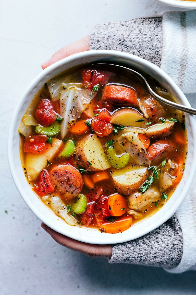 Potato Cabbage Soup
 Sausage Potato and Cabbage Soup