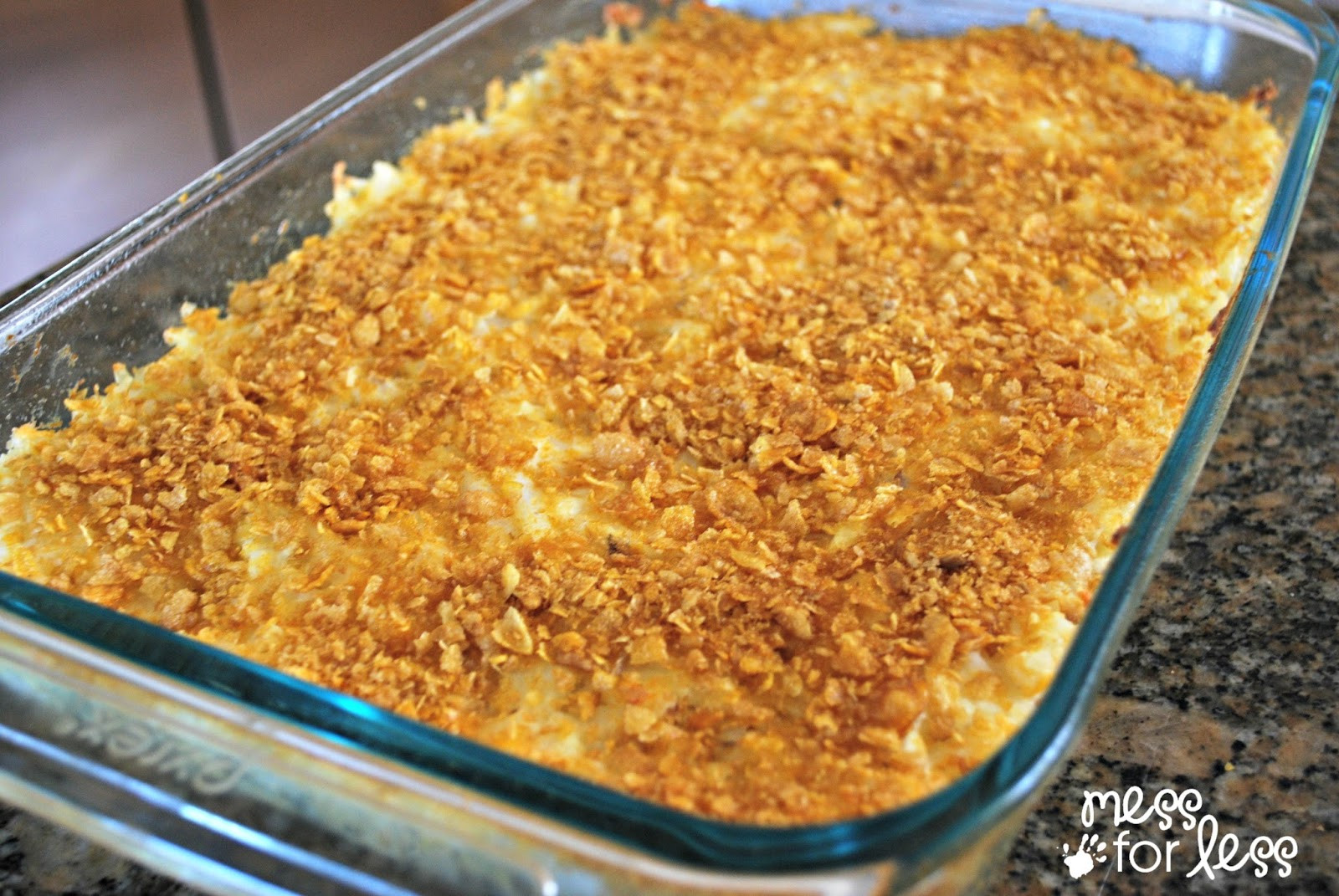 Potato Casserole With Corn Flakes
 Corn Flake Topped Hash Brown Casserole Food Fun Friday