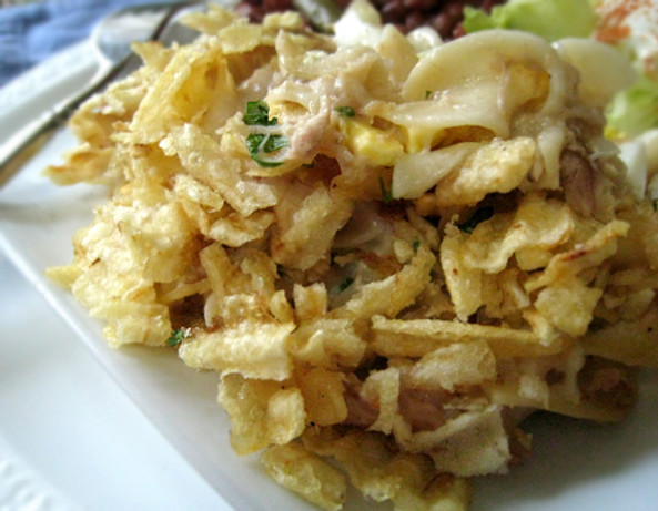 Potato Chip Casserole
 My Moms Tuna Casserole With Potato Chips And Eggs Recipe