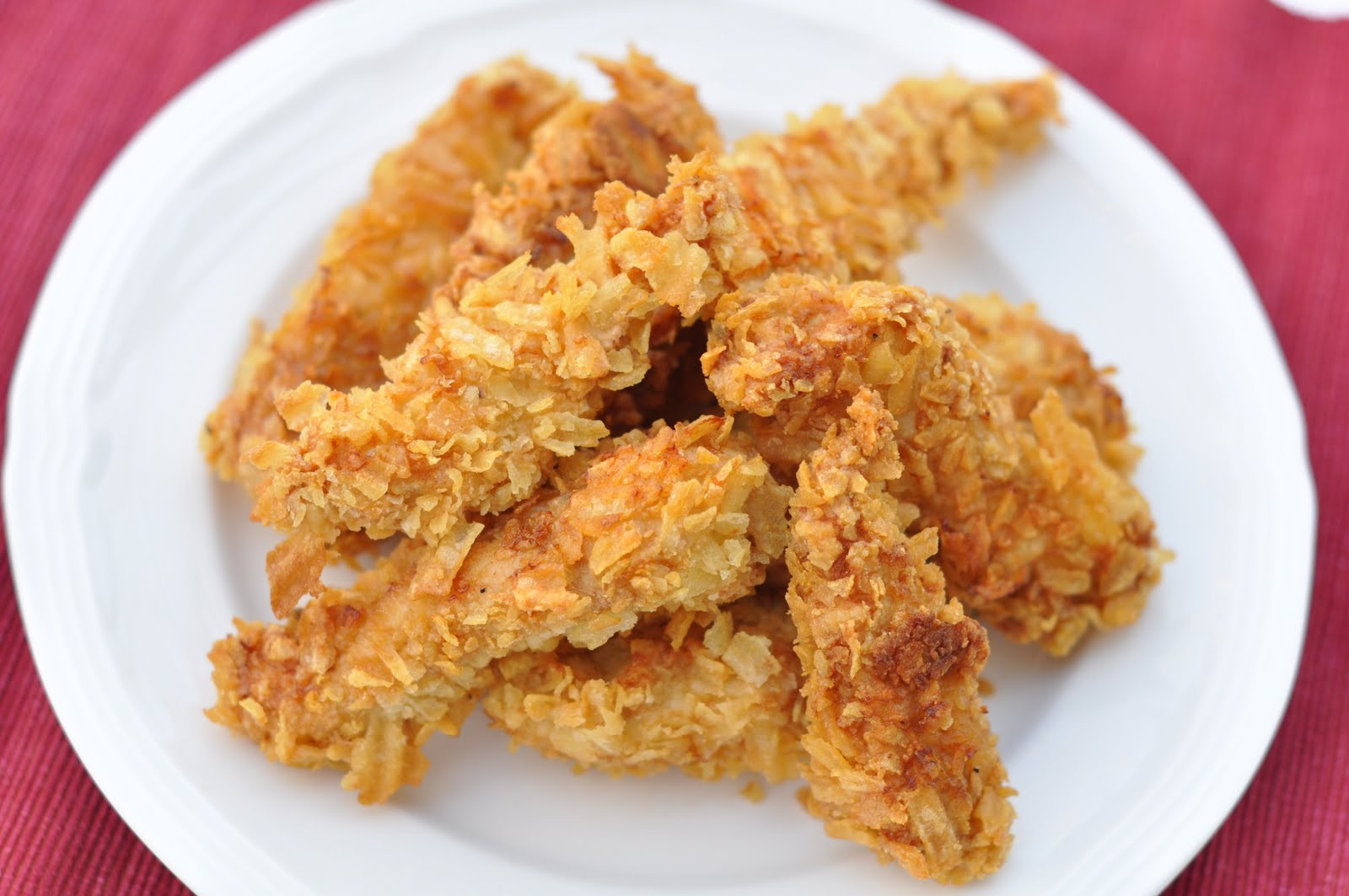 Potato Chip Chicken
 This Mommy Cooks Potato Chip Chicken Tenders