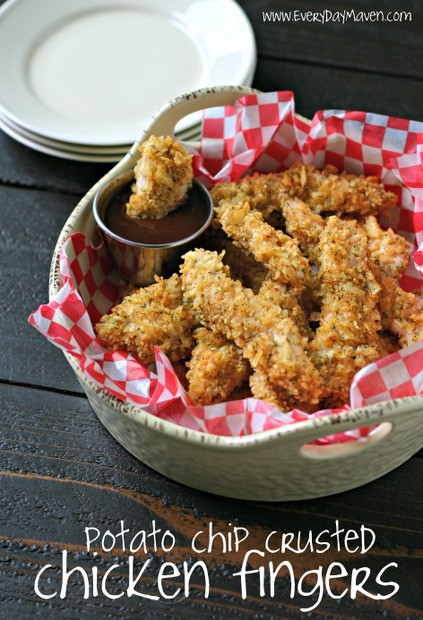 Potato Chip Chicken
 Potato Chip Crusted Chicken Fingers