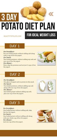 Potato Diet Rules
 potato weight loss t