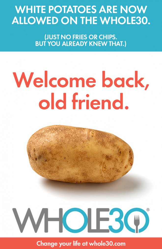 Potato Diet Rules
 New Whole30 Program Rules