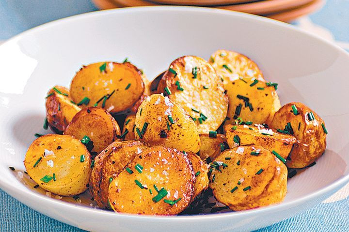 Potato Dishes List
 Paprika baked chat potato with roasted garlic aioli