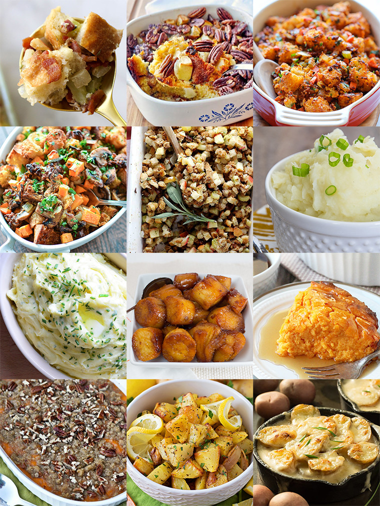 Potato Dishes List
 Thanksgiving Side Dishes
