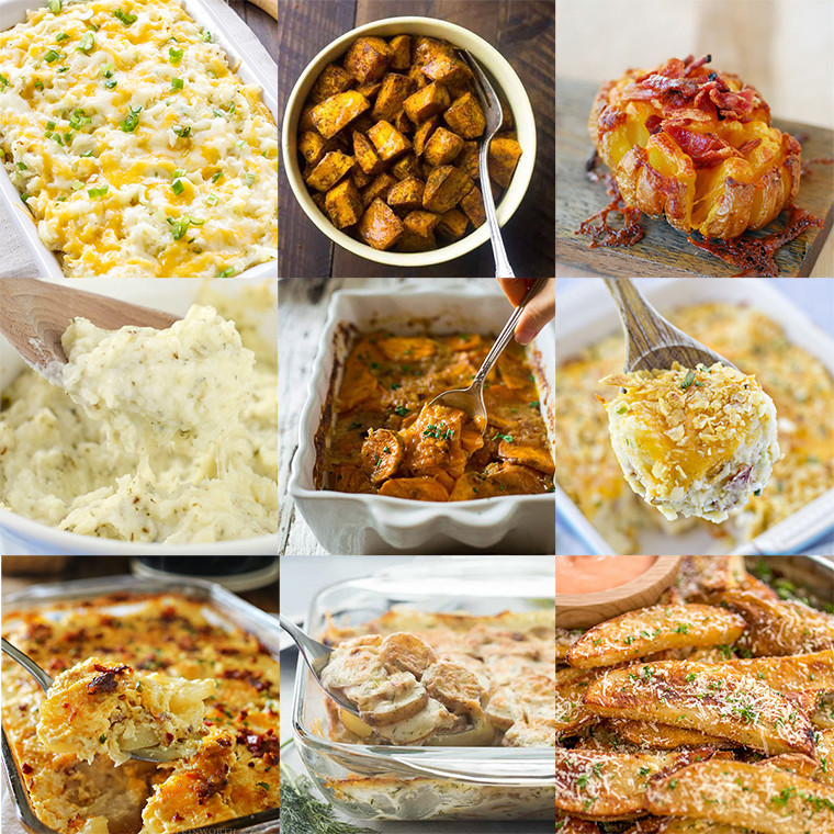 Potato Dishes List
 Thanksgiving Side Dishes