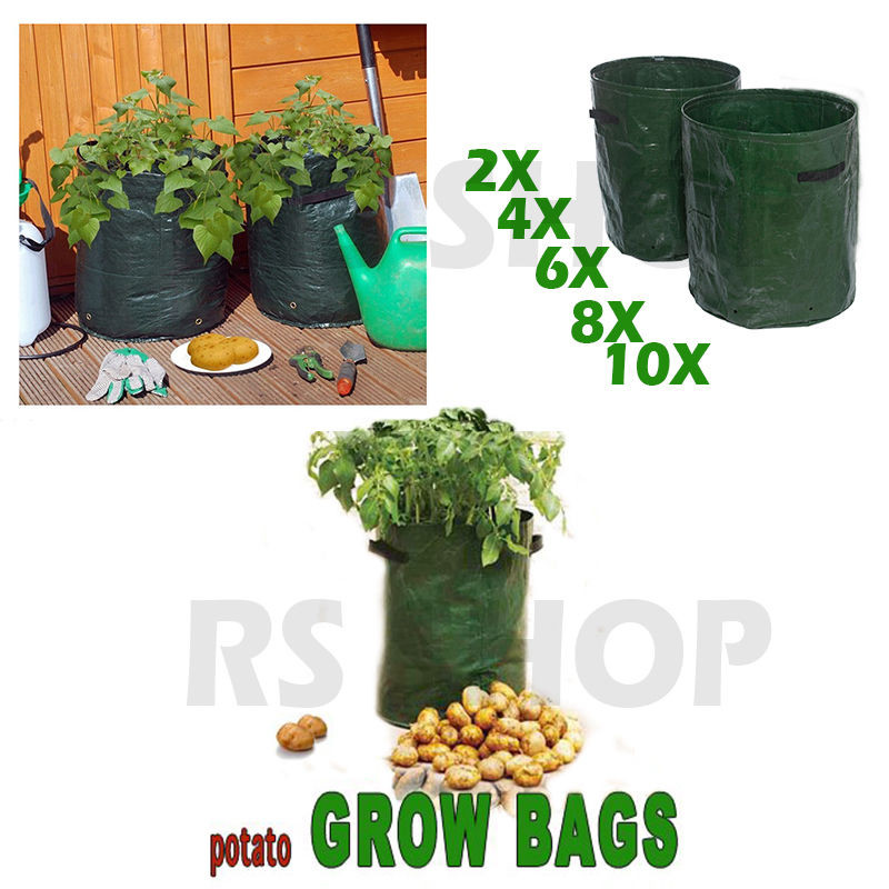 Potato Grow Bags
 Potato Grow Bag Planter Potatoes Sack Spuds Tub Garden