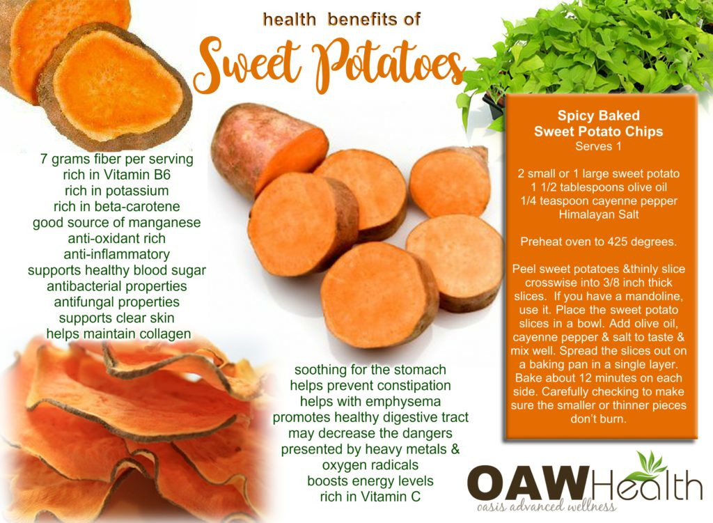 Potato Health Benefits
 Health Benefits of Sweet Potatoes