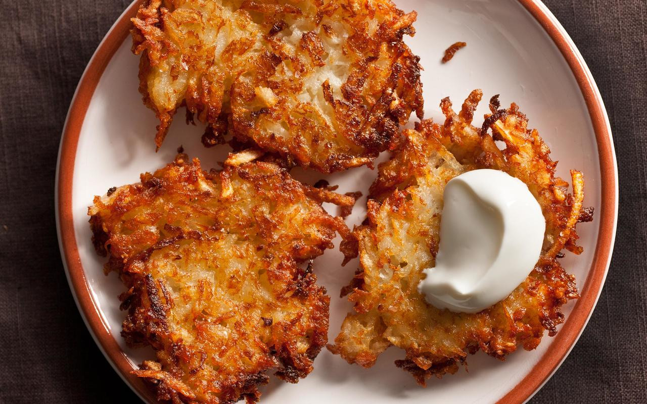 Potato Latke Recipe
 Latkes Potato Pancakes Recipe Chowhound