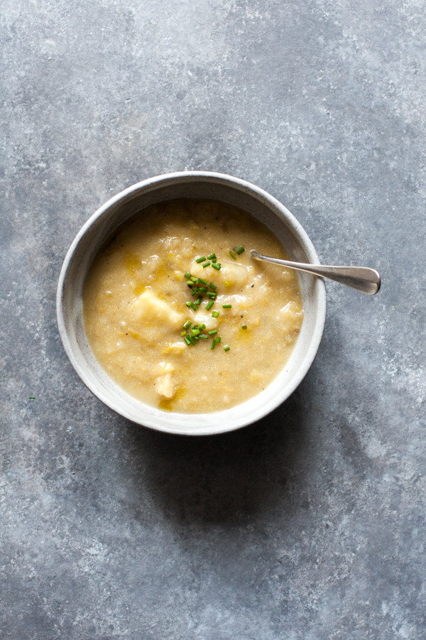 Potato Leek Soup No Cream
 Creamy Vegan Potato Leek Soup