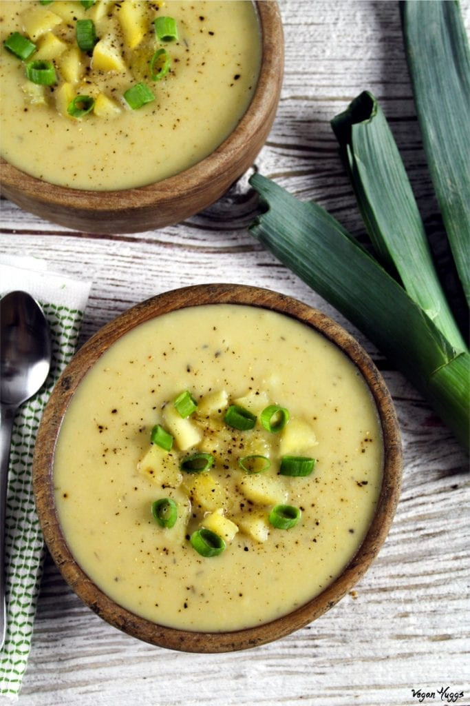 Potato Leek Soup Vegan
 Creamy Vegan Potato Leek Soup