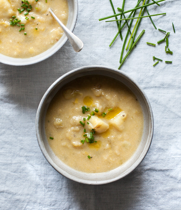 Potato Leek Soup Vegan
 Creamy Vegan Potato Leek Soup