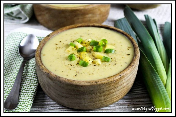 Potato Leek Soup Vegan
 Creamy Vegan Potato Leek Soup