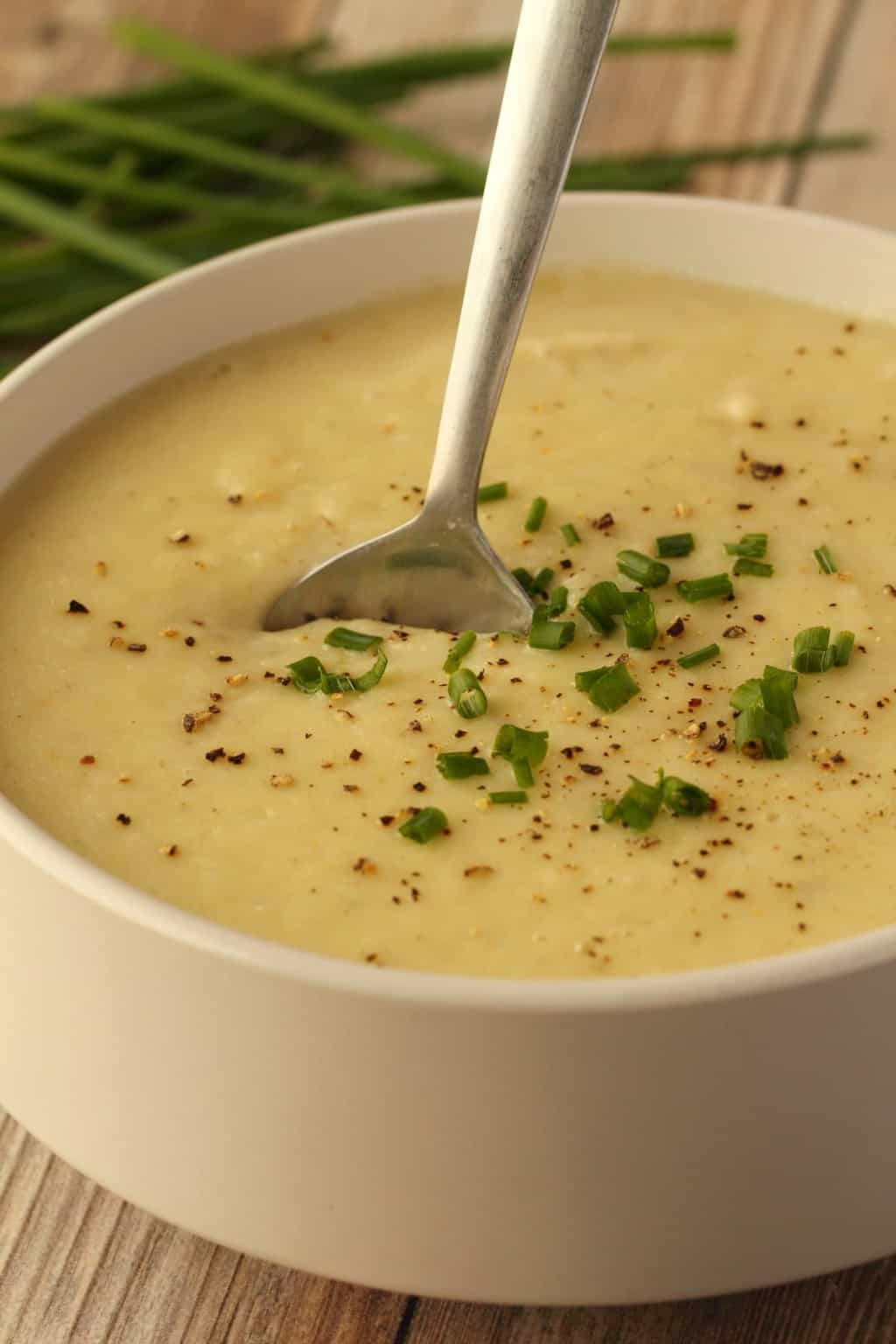 Potato Leek Soup Vegan
 Vegan Potato Leek Soup Creamy and Perfectly Spiced