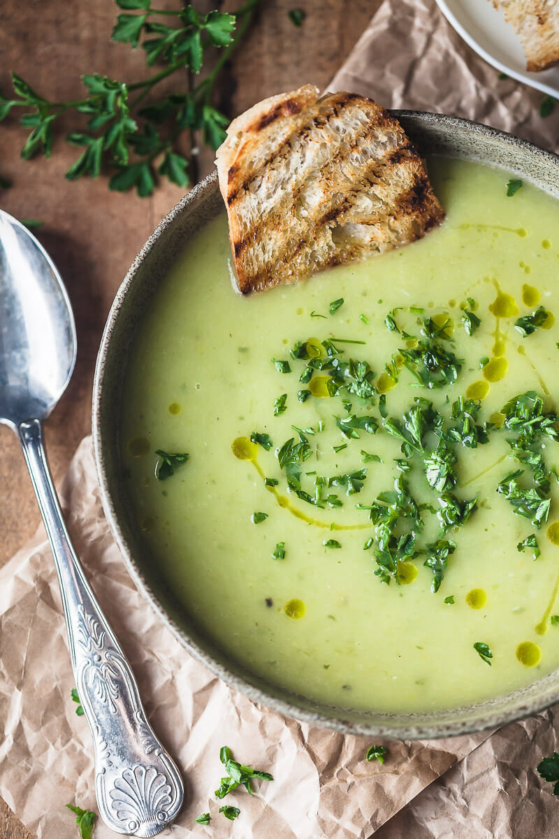 Potato Leek Soup Vegan
 Creamy Vegan Potato Leek Soup Vibrant Plate