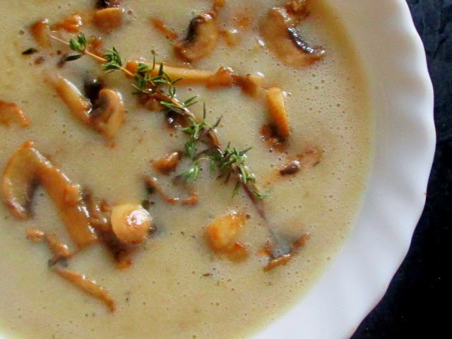 Potato Mushroom Soup
 For the Love of Food Potato Mushroom Soup