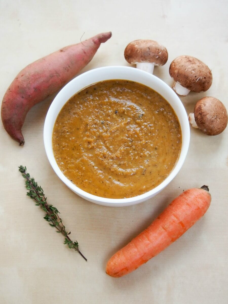 Potato Mushroom Soup
 Carrot sweet potato mushroom soup Caroline s Cooking