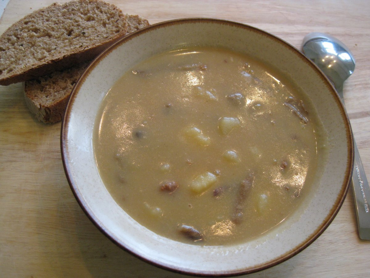 Potato Mushroom Soup
 Mushroom Soup Hubová Polievka recipe Slovak Cooking