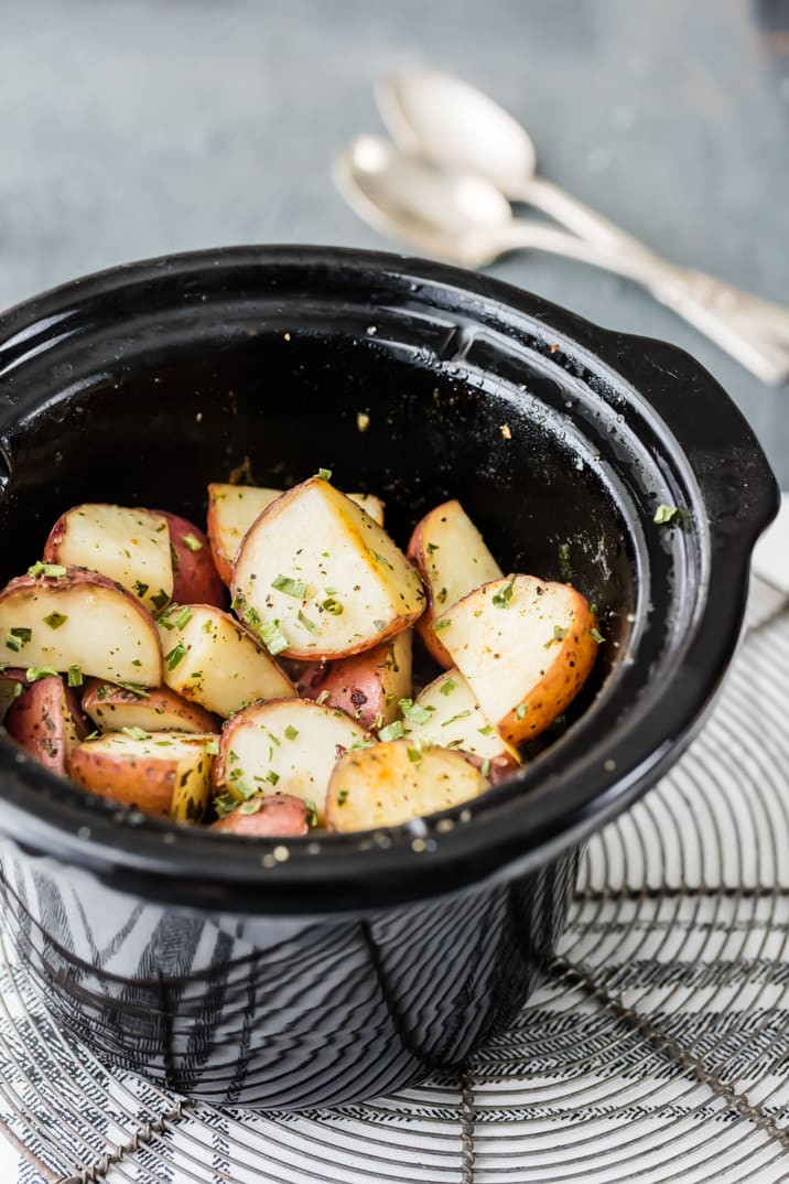Potato Recipes Side Dish
 Crock Pot Potatoes Recipe Garlic Ranch VIDEO The