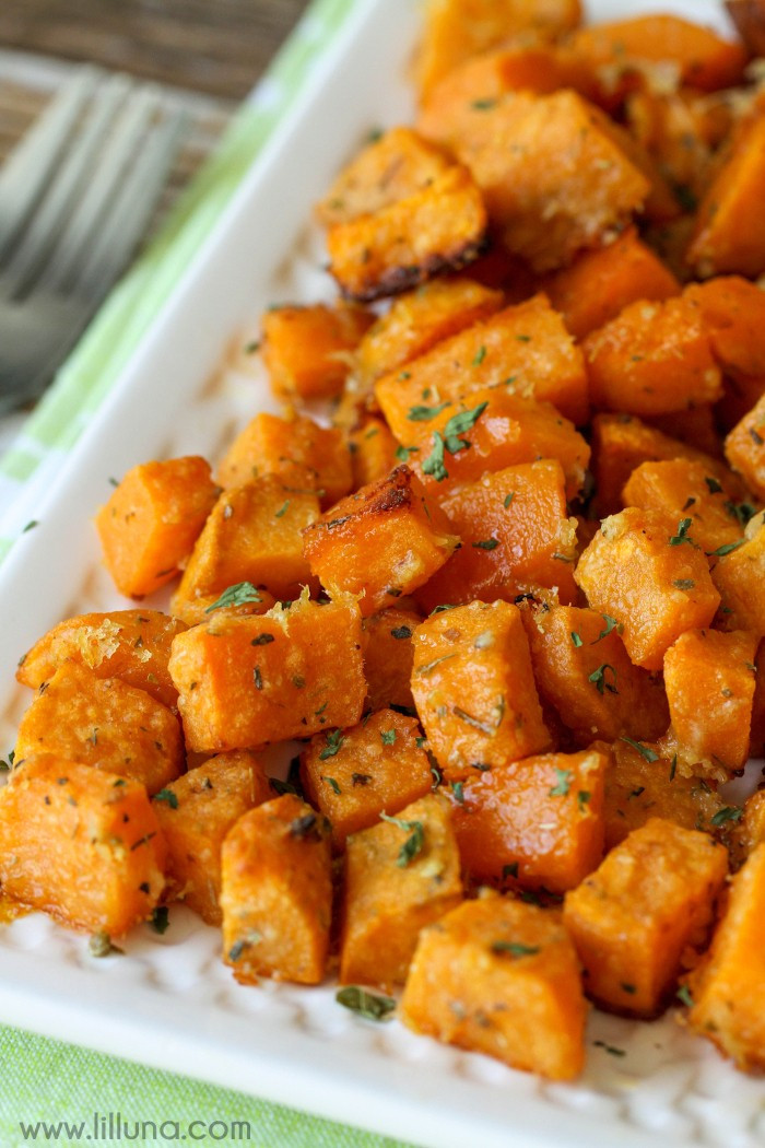 Potato Recipes Side Dish
 These Savory Baked Parmesan Sweet Potatoes Are The Perfect