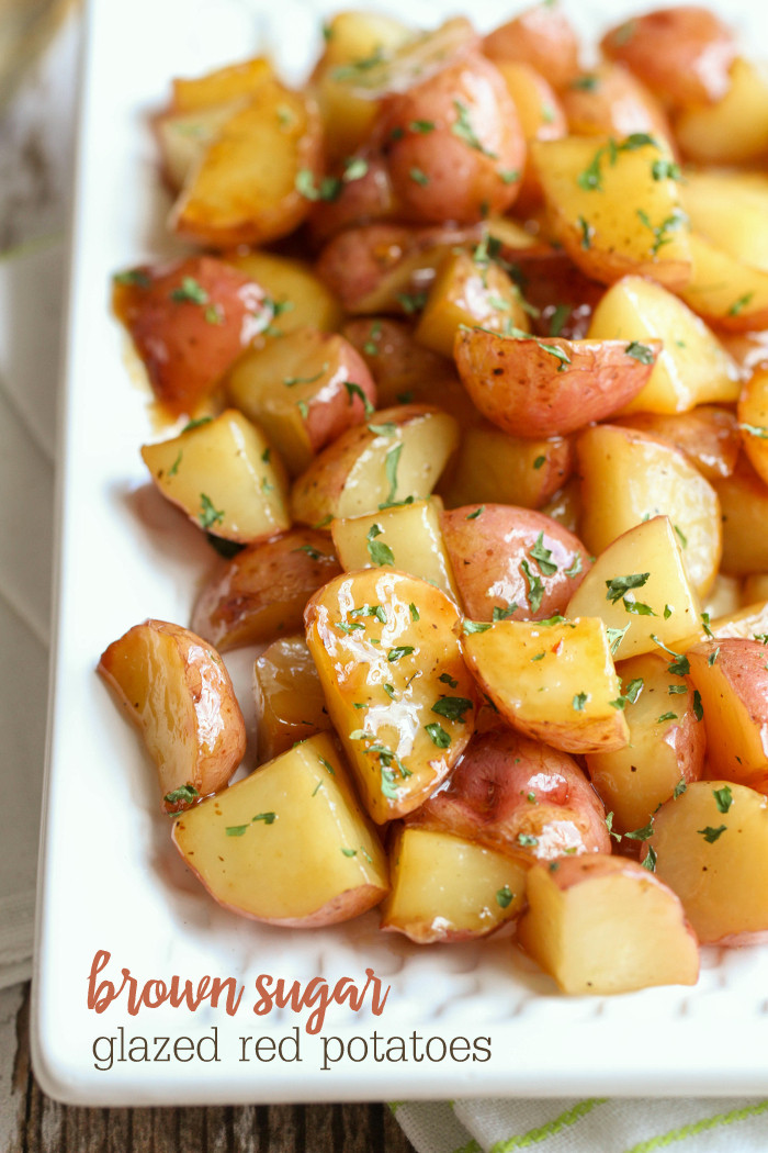 Potato Recipes Side Dish
 Brown Sugar Glazed Red Potatoes recipe