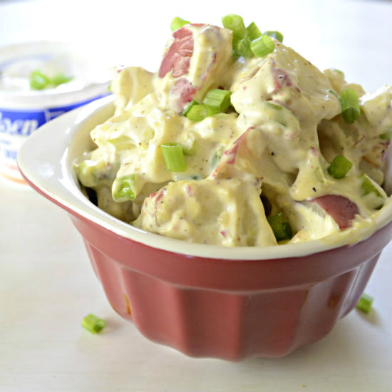 Potato Salad With Sour Cream
 Sour Cream and ion Potato Salad
