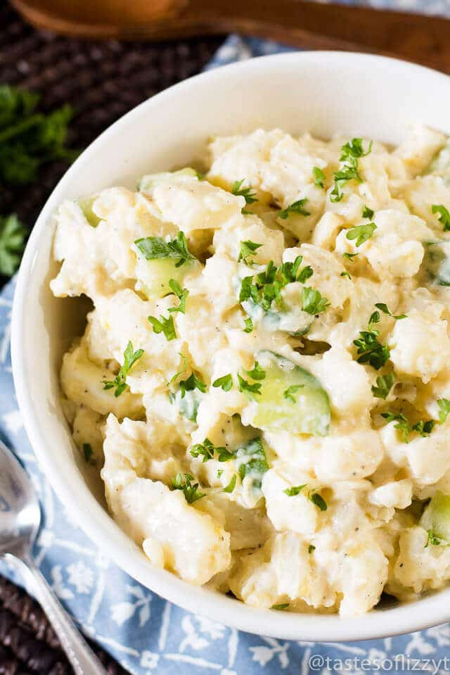 Potato Salad Without Eggs
 Classic Potato Salad Recipe with Potatoes Eggs and Cucumbers