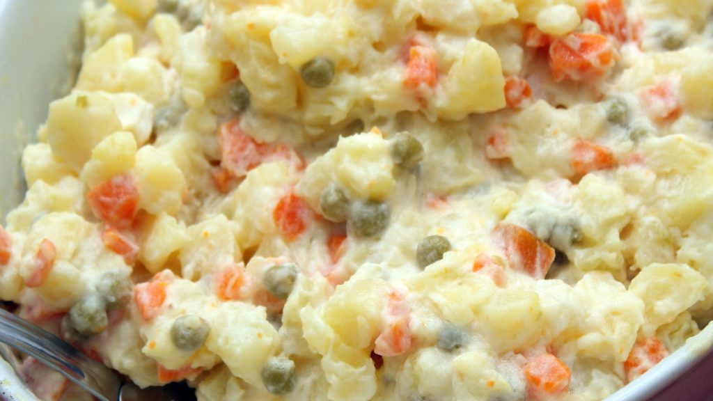 Potato Salad Without Eggs
 potato salad without eggs or mayonnaise