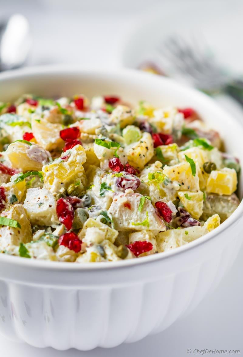 Potato Salad Without Eggs
 potato salad without eggs or mayonnaise