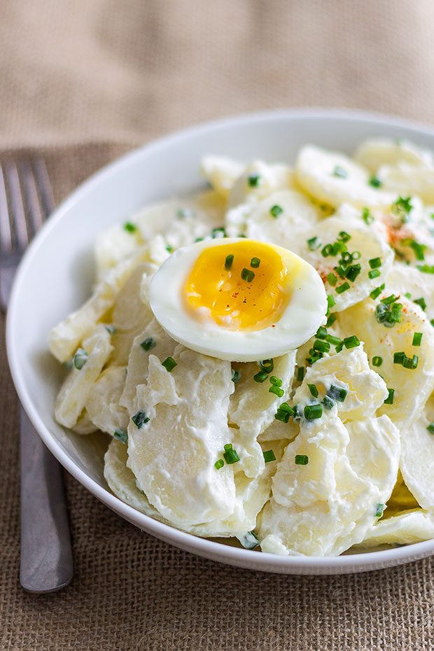 Potato Salad Without Eggs
 potato salad without eggs or mayonnaise