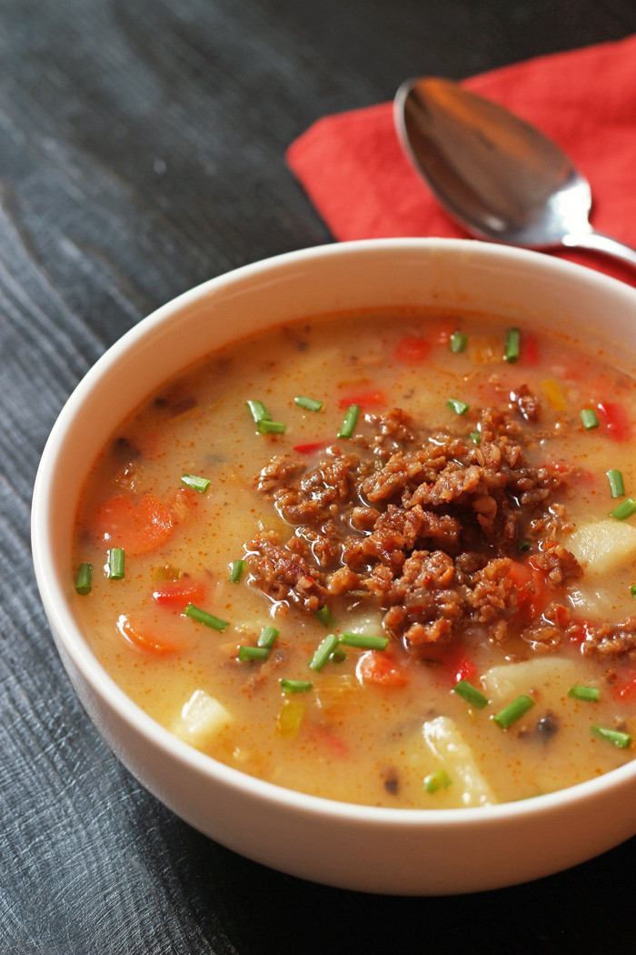 Potato Sausage Soup
 Sausage Potato Soup from Good Cheap Eats