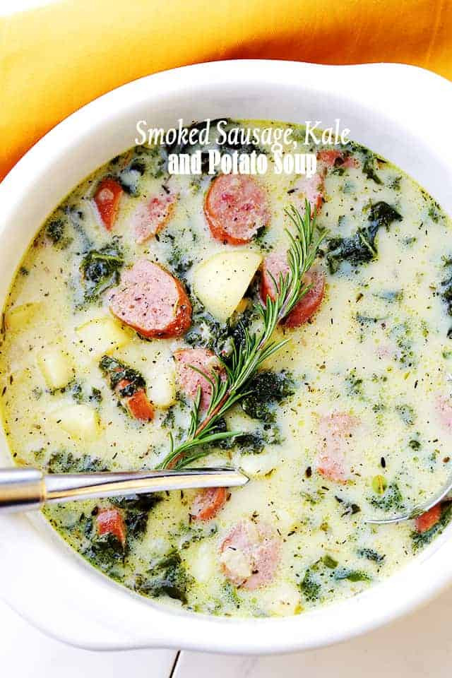 Potato Sausage Soup
 Smoked Sausage Kale and Potato Soup Recipe