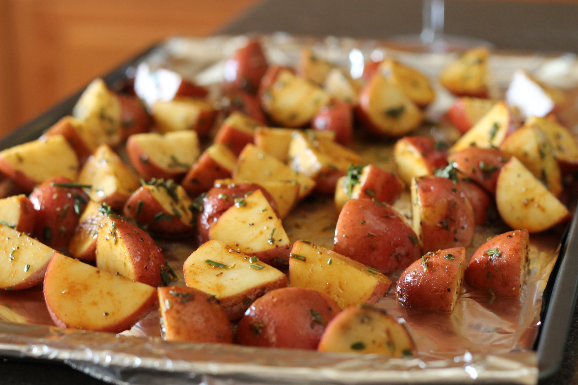 Potato Side Dishes
 A healthy side dish roasted red potatoes