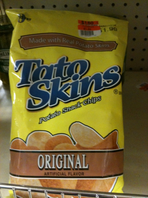 Potato Skin Chips
 Gen Xtinct Funky Food Friday Tato Skins