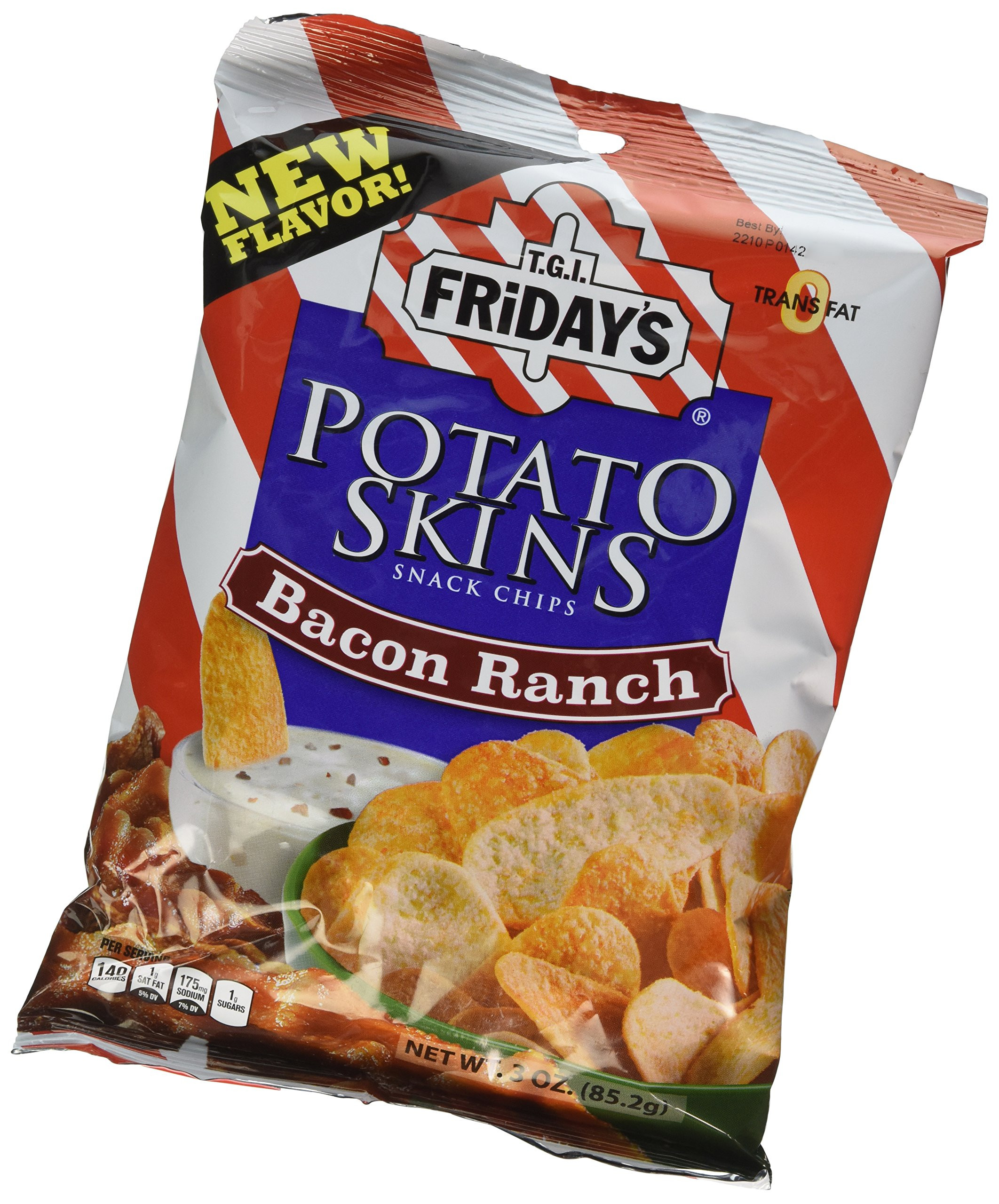 Potato Skin Chips
 Amazon TGI Fridays Cheddar and Sour Cream Potato