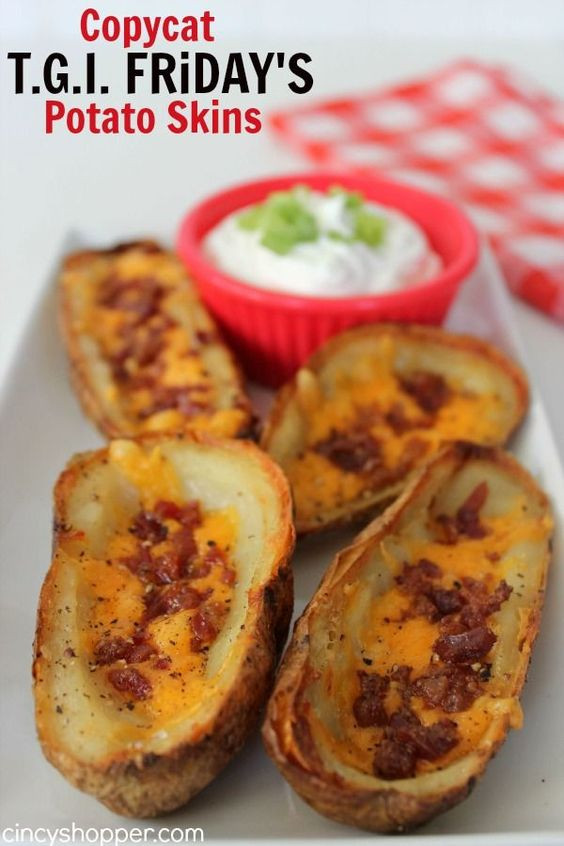 Potato Skin Recipe
 Copycat TGI Friday’s Potato Skins Recipe