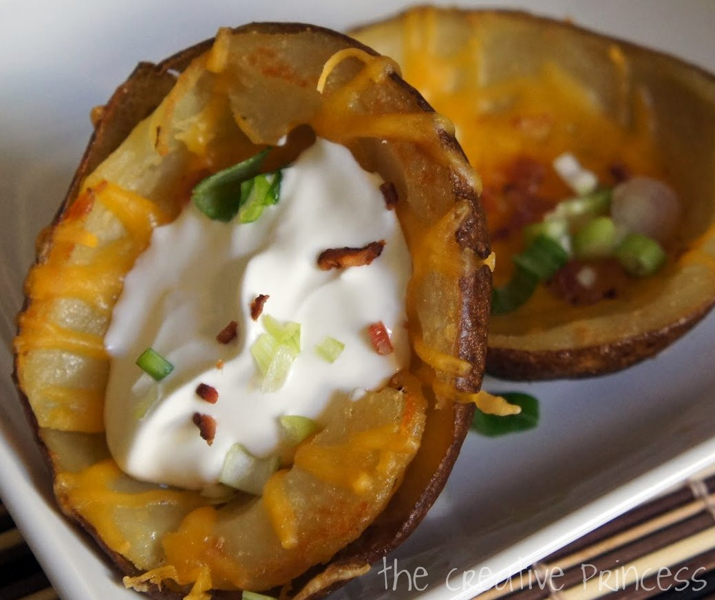 Potato Skin Recipe
 The Creative Princess Homegating Potato Skins