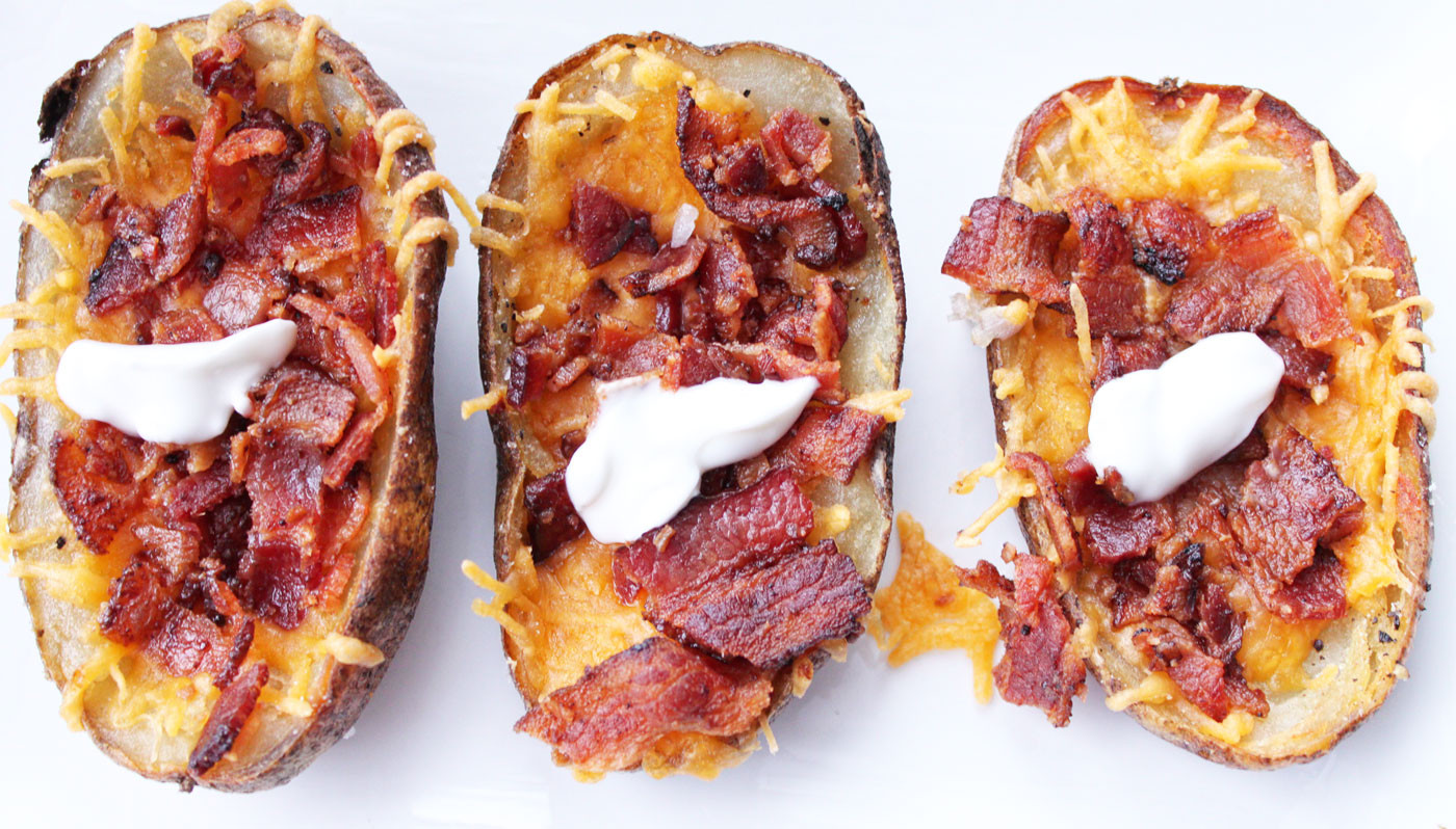 Potato Skin Recipe
 Loaded Potato Skins – Simple fort Food – Recipes that