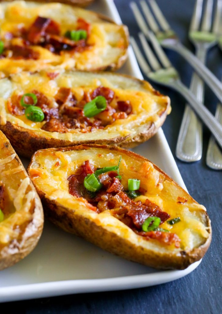 Potato Skins Recipe
 Loaded Potato Skins