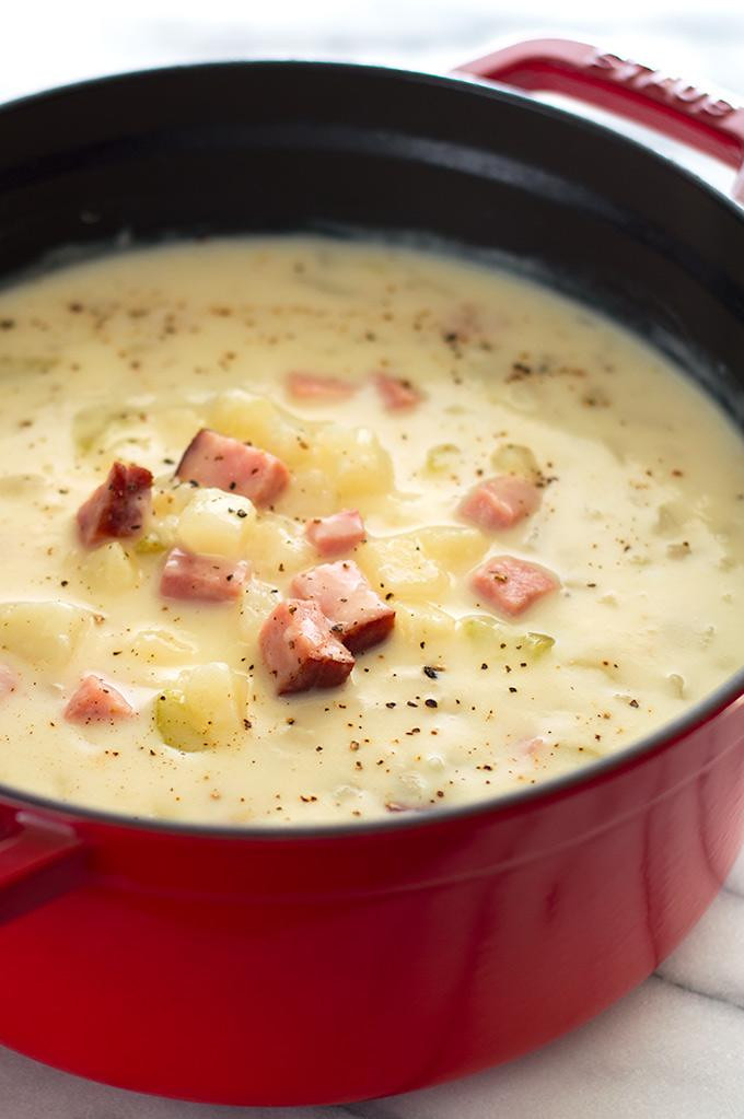 Potato Soup Simple
 Easy and forting Ham and Potato Soup