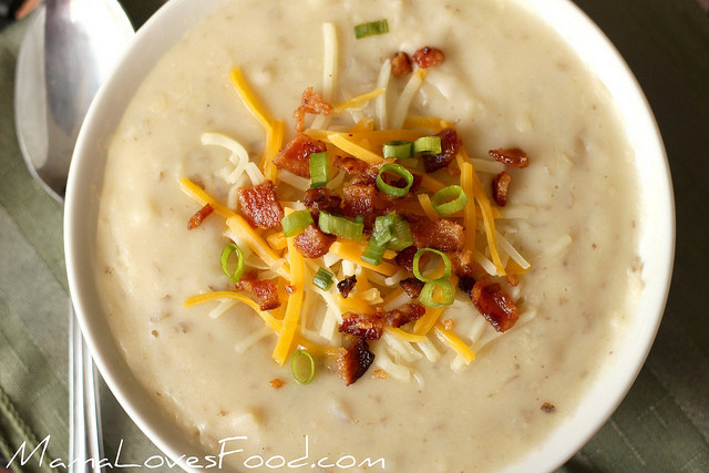 Potato Soup Slow Cooker
 Mama Loves Food Baked Potato Soup Slow Cooker Style