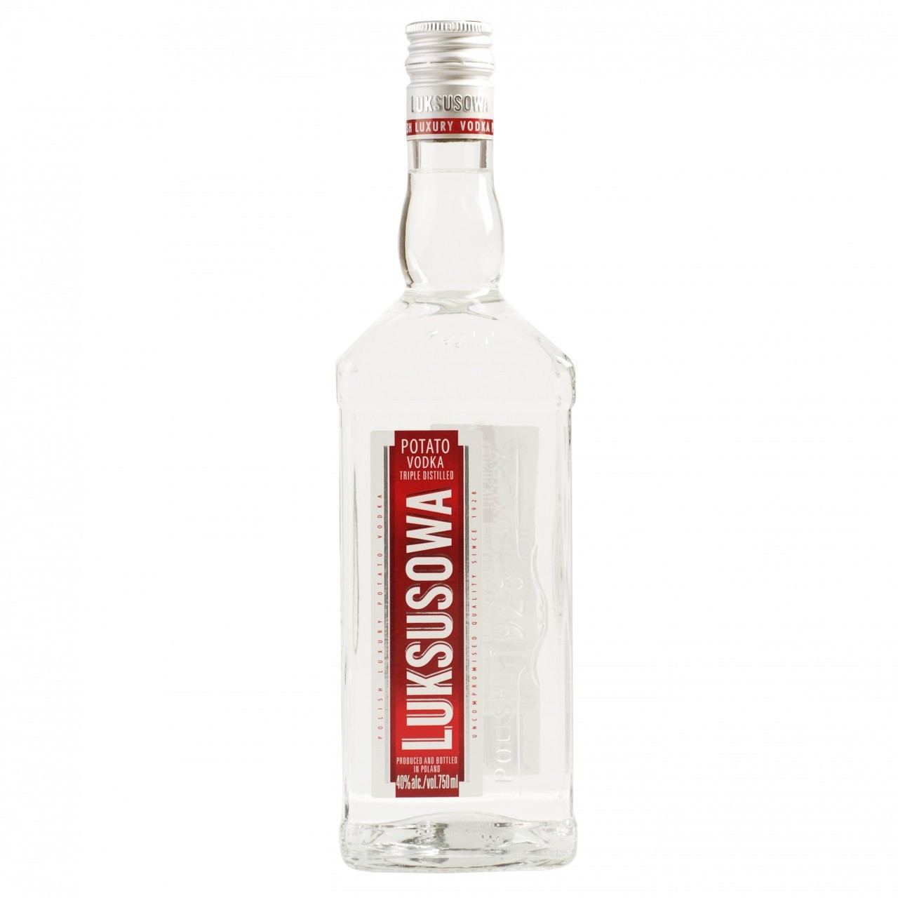 Potato Vodka Brands
 Luksusowa Potato Vodka 750ml Crown Wine & Spirits