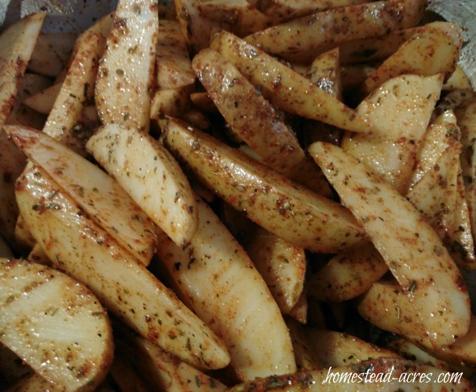 Potato Wedges Baked
 Easy Oven Baked Potato Wedges Homestead Acres