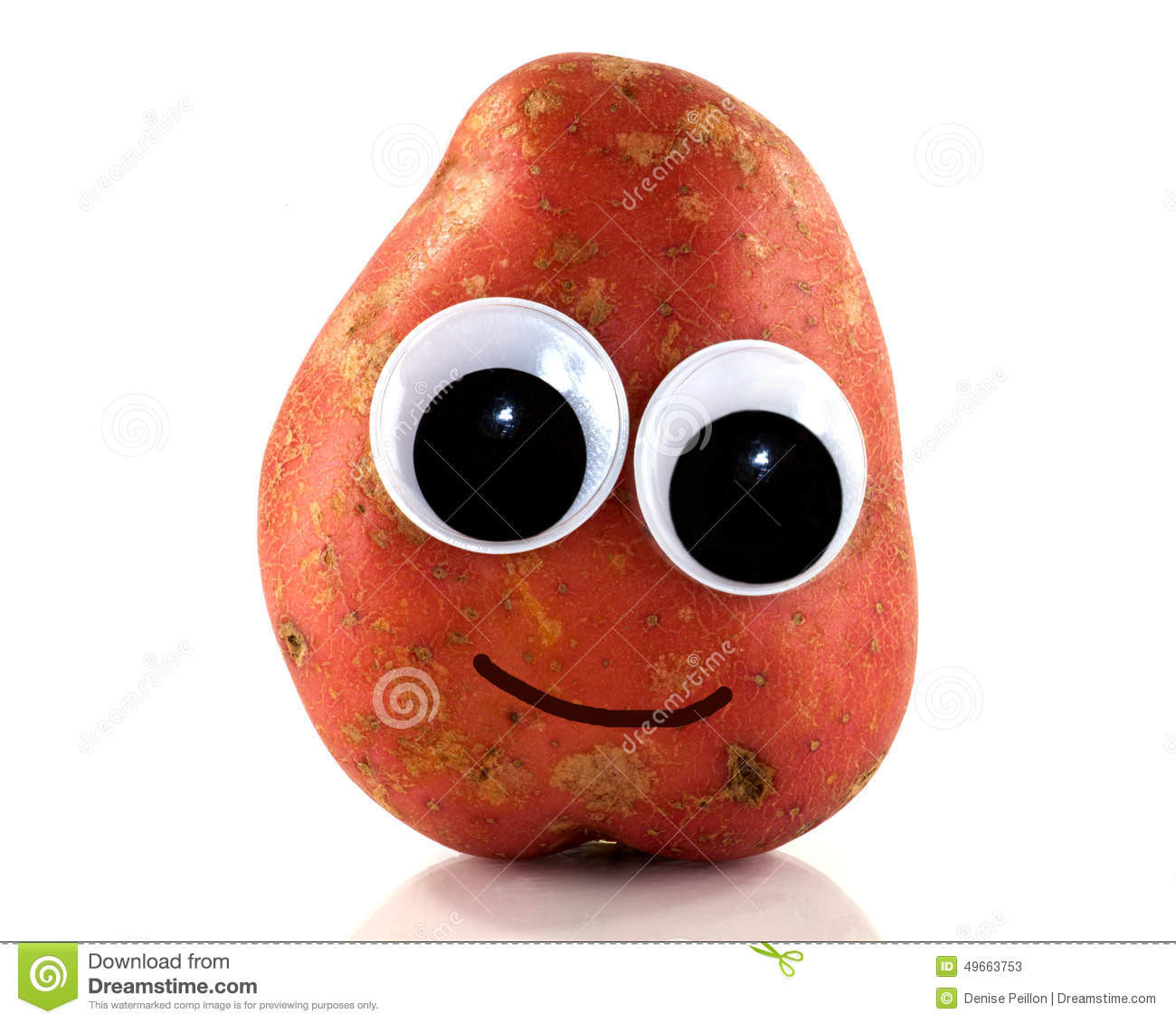 Potato With Eyes
 Potato with eyes stock image Image of plastic smiling
